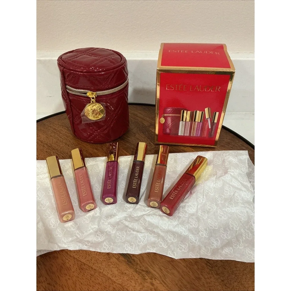 Estee Lauder Pure Color Shimmer & Sparkle Lip Gloss 6 Shades 0.16oz Travel Size
